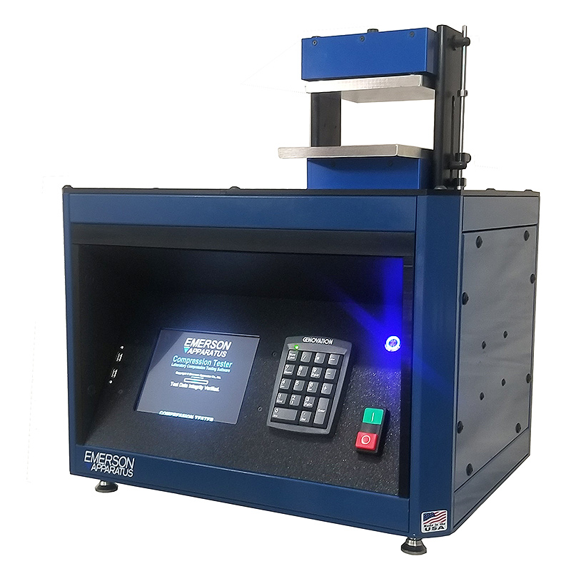 Emerson’s newly redesigned Model 1210 Crush Tester